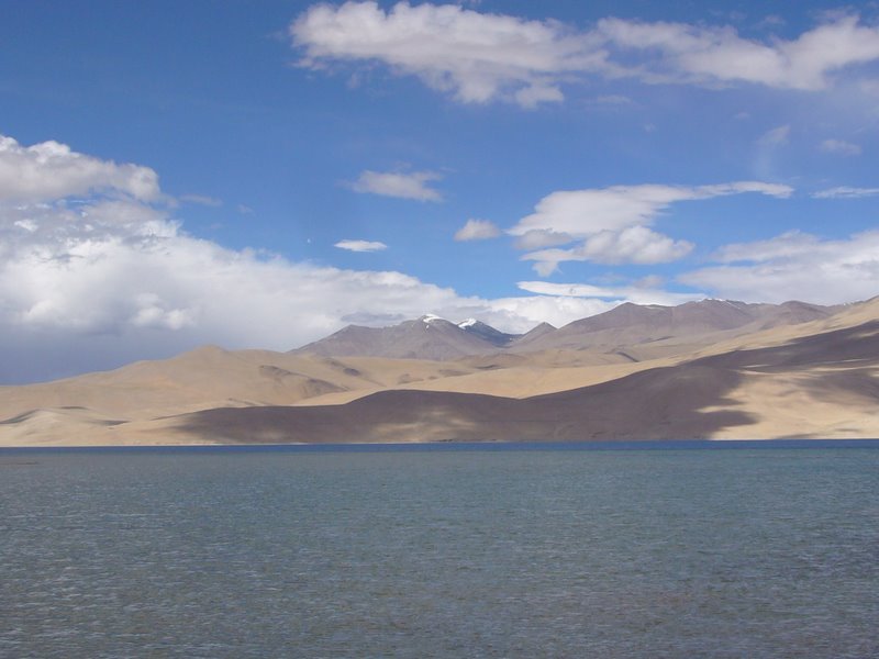 Travel - India - Ladakh - Tso Moriri Trip - Karzog and Tso Moriri - The Beach and the mountain - The Beach